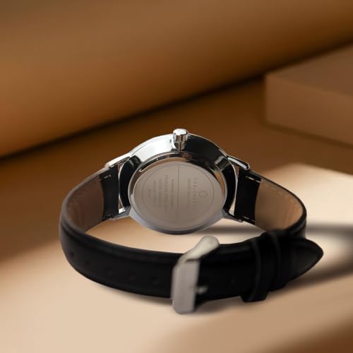 Image of Carlington Aristocrat Series Analog Date Watches for Men with Premium Leather Strap - CT 1075