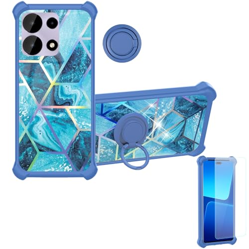 hülle Für Kxd Classic A10 Hülle Hülle Handyhülle Schutzhülle Cover [Mit 9H Festigkeit HD Schutzfolie] PC + Silikon Ständer IMDL-LS