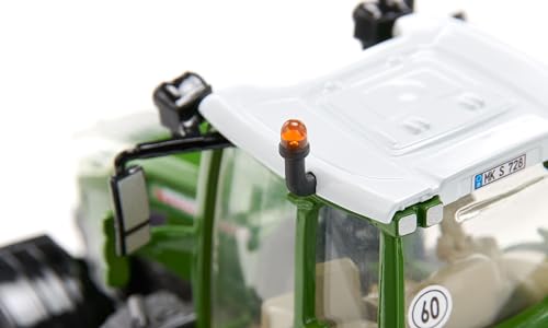 Siku 3293, Fendt 728 Vario, Trattore Giocattolo, 1:32, Metallo/Plastica, Verde, Cabina Rimovibile, Ruote In Gomma - 5