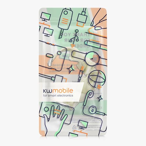 kwmobile Ersatz Armband kompatibel mit Xiaomi Mi Band 10 / Mi Band 9/8 - Smartwatch Scrunchie Haargummi Design Gelb - Innenma&szlig;e 14-19 cm