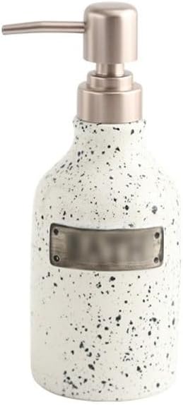 Kitchen Soap Dispenser Multifunctional Ceramic Bathroom Soap Dispenser Hand Soap Bottle Press Bottle Shower Gel Shampoo Bathroom Bottle Bathroom Soap Dispenser(C)