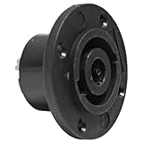 Seismic Audio - Speakon Panel Mount Connector - 8 Pole - Requires G size panel mounting holes - Jack Plate Connector