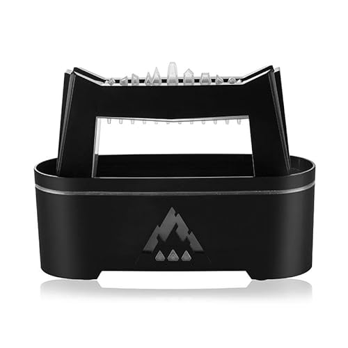 Rain Cloud Volcano Humidifier - Volcano and Rain Drop Diffuser - 300ml Aromatherapy Machine with Raindrops and Volcano Effect - Water Drip Humidifier with Remote (Black)