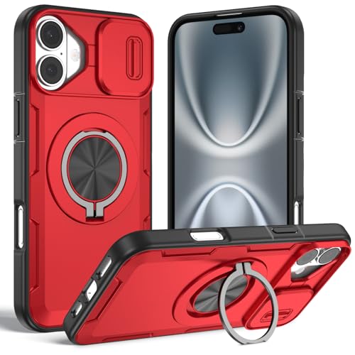 Coque iPhone 16 antichoc LEMAXELERS pour éviter les rayures d'appareil photo et les chutes ZJ