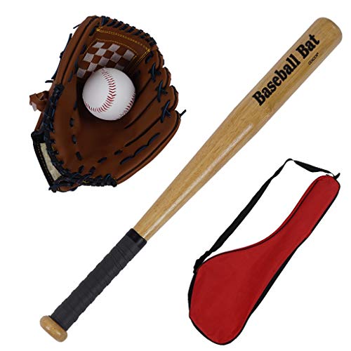 Children Baseball Set, Outdoor Portable Baseball Bat 4 Pcs Set Toys for Kids