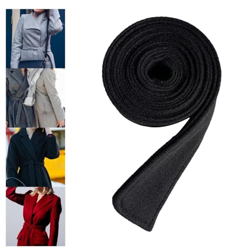 Women Woolen Overcoat Waist Belt Long Enough Coat Belt Wide Waist Belt for Street2