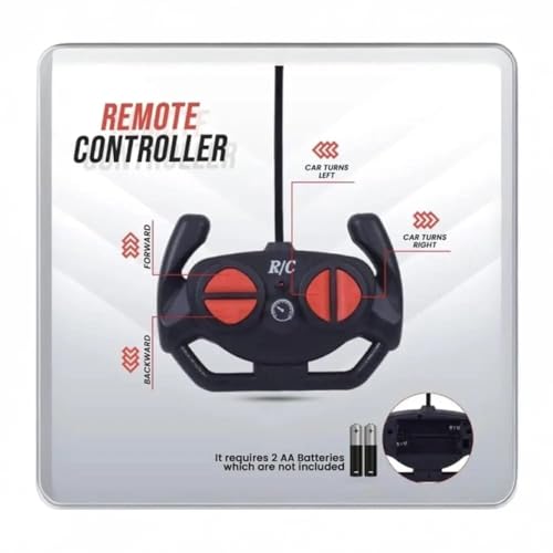 Image of Off Roader Rechargeable Remote Control Car | RC Car Monster Truck | 4 Headlight Modes | Lithium Battery | C-Type Charging | 2.4GHz Remote Controller Race-Ready (rc - 112431)