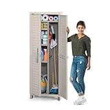 Rimax | Armario Gabinete Organizador Estante Modular Grande Resistente Plástico Almacenamiento...