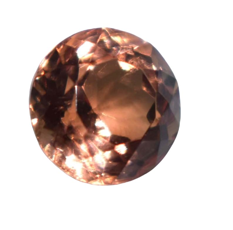 Alexandrite naturelle de 13mm d'exception pour création de joaillerie ronde à facettes