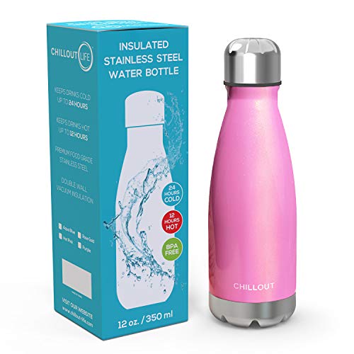 Image of CHILLOUT LIFE 12oz Kids Insulated Stainless Steel Water Bottle, Leak Proof