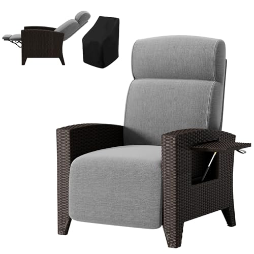 haiorjun Liegesessel Garten mit Verstellbare Rückenlehne und...