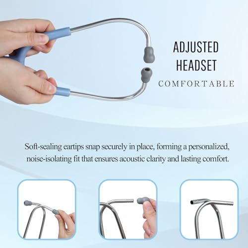 Image of Stethoscope Replacement Tube Pearl Blue Tubing fits for Littmann III