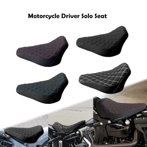 Asiento individual de cuero para moto Softail Breakout y Rocker 2008-17 3