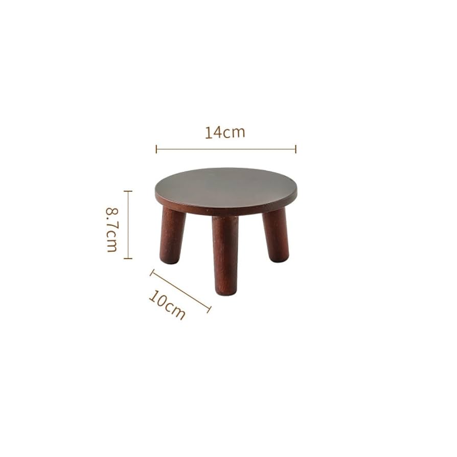 木製　丸型テーブル ダークブラウン　花台　ディスプレイ台　飾り台　スペイン 木製 丸型テーブル ダークブラウン 花台 ディスプレイ台 飾り台 スペイン