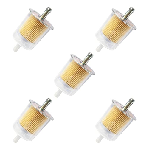 zDwfDc 5PCS 5/16' Inline Fuel Filter Universal Gas Fuel Filters DD045