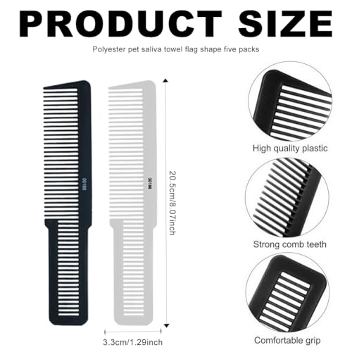 Bekecidi-Premium-Plastic-Hair-Cutting-Comb--Flat-Top-Clipper-Comb--Stylish-Barber-Tool--Great-for-Men-and-Women--Portable-and-Durable