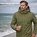 The ScotchMan Regenjacke Herren Wasserdicht Outdoor – Ultraleicht Packbare Winddichte Jacke mit Kapuze – Übergangsjacke für Wandern, Fahrrad & Alltag – Unisex