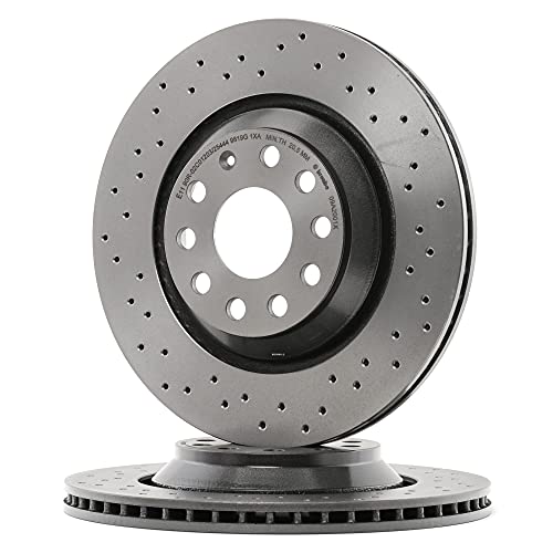 BREMBO 09.A200.1X 2x Bremsscheiben Ø310mm gelocht/innenbel. Kompatibel mit VW Golf VII Schrägheck 5G1, BQ1, BE1, BE2 1K0615601N 3QD615601A 3QF615601A
