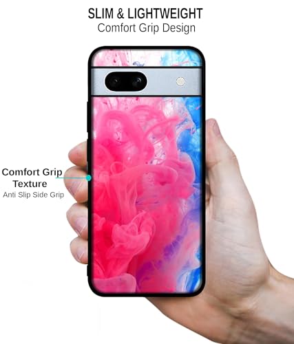 Image of Fractal Paint Design Premium 2D Printed Metal Back Case Cover for Google Pixel 7A 5G