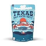 Taffy Shop Texas Salt Water Taffy - Gourmet Soft Chewy Candy, Variety Pack, Bulk Sweet Snack, Fresh Gift & Gluten-Free, 35 Individually Wrapped Pieces (7oz)