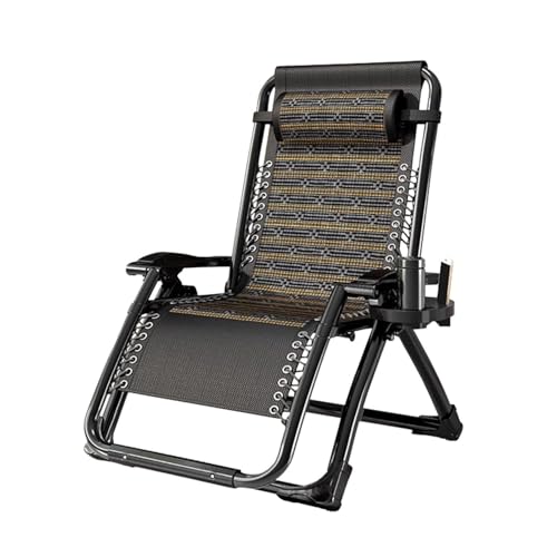 FLEPYHB Klappbarer Relaxsessel für Die Außenterrasse mit Kopfstütze und Getränkehalter, Tragbare Solarium, Bequeme Anti-Schwerkraft-Stühle für Sonnenbaden Strand Pool Rasen Camping FLEPYHB Klappbarer Relaxsessel für Die Außenterrasse mit Kopfstütze und Getränkehalter, Tragbare Solarium, Bequeme Anti-Schwerkraft-Stühle für Sonnenbaden Strand Pool Rasen Camping