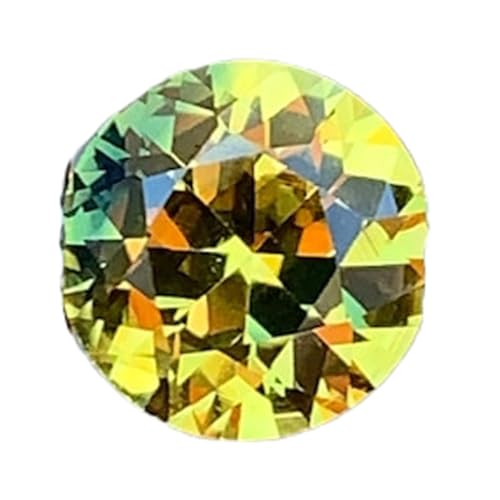 Saphir jaune pierre gemme en vrac 7,2x4,9 mm pour création collier et bricolage