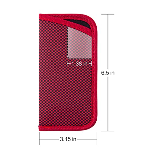 Image of TRIUMPH VISION 3 Pack Reading Glasses Pouch Soft Case Eyeglass Sleeve Slim | Alternative to Bulky Case in bag, Lightweight Lined Padded Protect Optical lens Slip in, Cute Pattern Portable for Daily Use