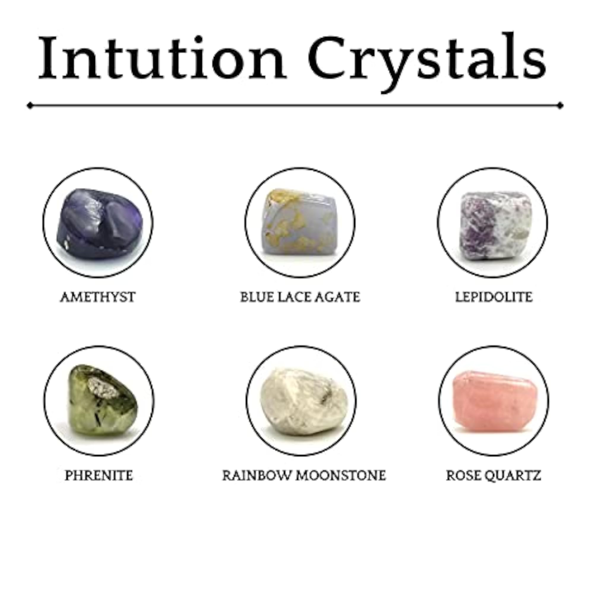 Pocket Healing Crystal Bag for Intuition