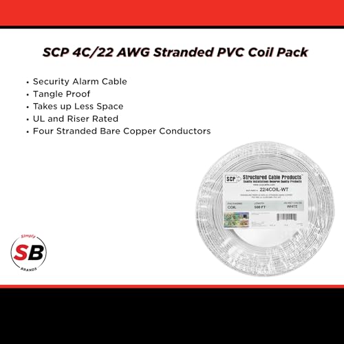 Cable calibre 22 de 4 conductores con aislamiento resistente y alta pureza 2