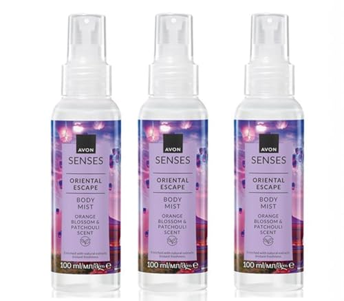 Brumes corporelles Avon lot de 3 vaporisateurs parfumés 100ml