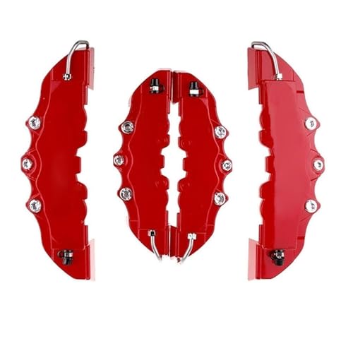 Cubierta protectora de disco de freno kit de pinzas coche accesorios rojos