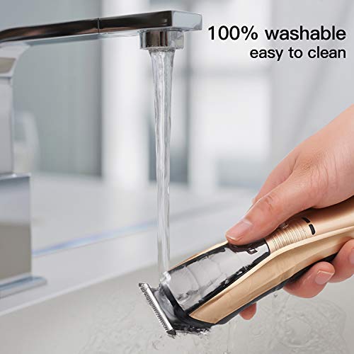 Beard Trimmer 6 in 1 Trimmer for Men Cordless Hair Clippers Mustache Trimmer Nose Hair Trimmer Waterproof USB Fast Charging Low Noise