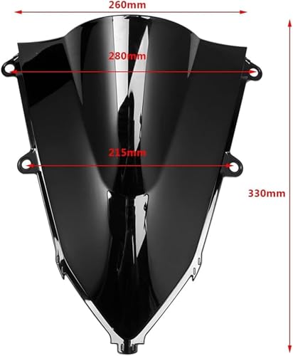 Déflecteur de pare-brise de moto CBR650R 2019 pour vos longs trajets routiers