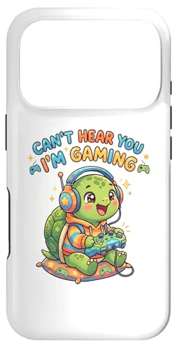 Turtles Reptiles Gamer, Gaming Can't Hear You I'm Gaming �X�}�z�P�[�X iPhone 17 Pro �p