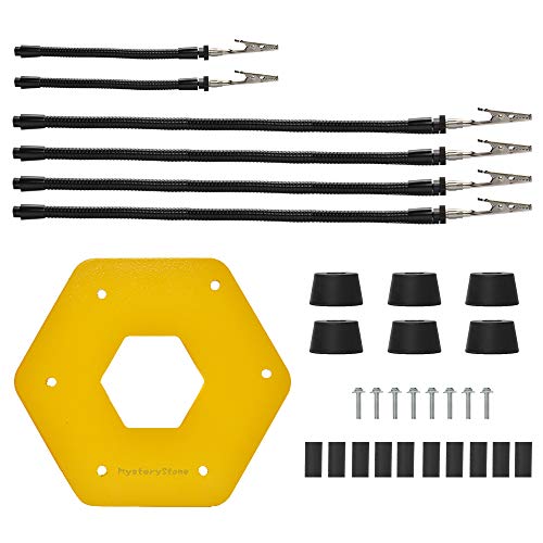 Soldering Helping Hands Third Hand Tool with Heavy Duty Steel Base, Third Hand Soldering Tool and Vise with 6 Flexible Gooseneck Metal Arms and Clips for Soldering Work Station - Thumbnail 3