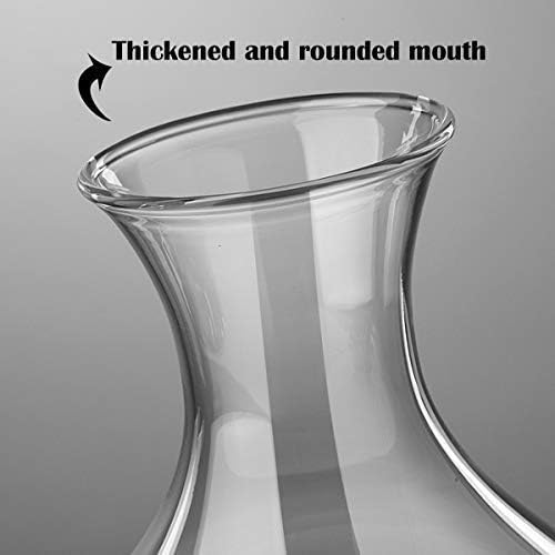 Artcome 1.4 Liter Heat Resistant Borosilicate Glass Water Carafe Pitcher with Stainless Steel Flow Lid
