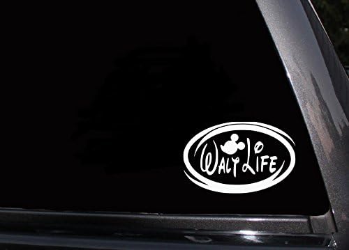 Walt Life Oval Decal Sticker for Automobile Truck SUV Window 6" X 3.5"