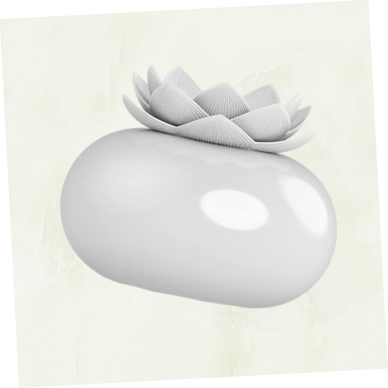 Umidificatore Profumato in Ceramica Bianco per Spa | Diffusore D’olio Essenziale, Purificazione Dell’aria, per Sala da Pranzo