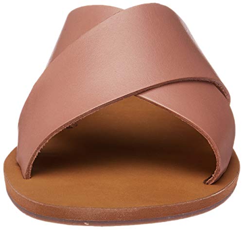 Sandália Rasteira Anacapri Tiras Cruzadas Feminino, Creme (Nude), 37