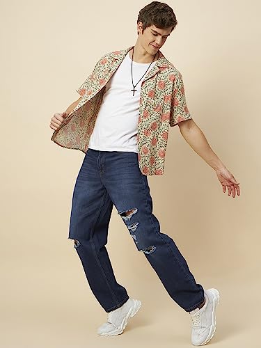 Image of HIGH Star Men's Regular Fit Mid Rise Jeans