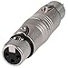 Neutrik NA3F5F Adaptor 3 to 5 Pin XLR F-XLR F Unwired