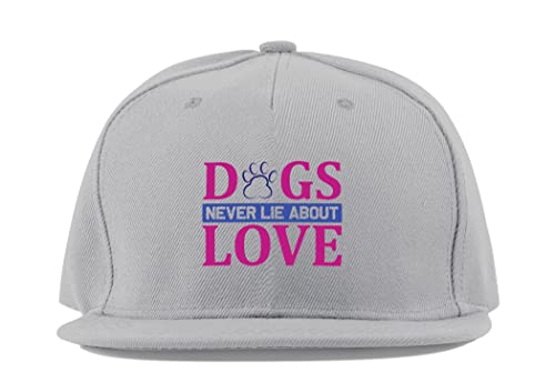 Casquette en coton Dogs Never Lie About Love avec finitions soignées et visière plate