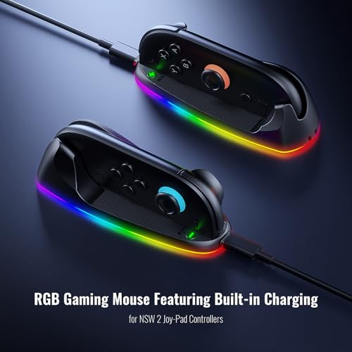 Ratón de carga para JoyCons de Nintendo Switch 2 en juegos FPS 3