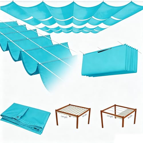 Voile d'ombrage rétractable contre la chaleur bâche terrasse anti-déchirure - 6