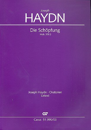 Die Schöpfung partition chorale SATB piano pour oratorio de Haydn