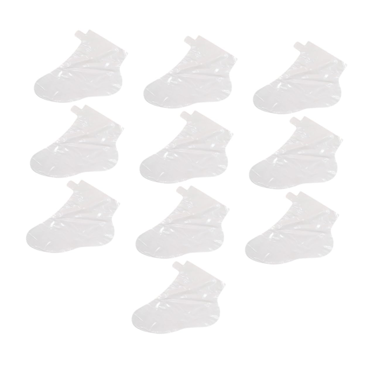 Healeved 50pcs Moisturizing Foot Mask Socks Foot Care Therapy Set Disposable Paraffin Bath Liners