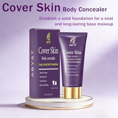 Waterproof Concealer Body Foundation - Beauty Moisturizer - Suitable for full-body beauty treatment - Scar covering for blood vessels - 3.5 oz (Nature) - Thumbnail 6