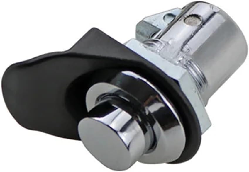 Push Cabinet Button Lock Embedded Mini Impact Zinc Alloy 1Pcs(No Lock)