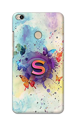 Image of PRINTFIDAA� Printed Hard Back Cover Case for Mi Max 2 Back Cover (Alphabet S) -2808