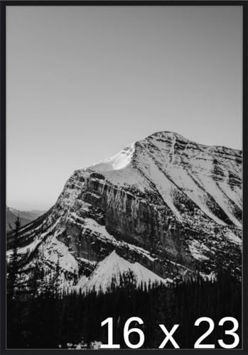 Frame It Easy 16 3/4 x 23 1/2 Satin Black Metal Frame (Ashford) 16.7x23.5 inches